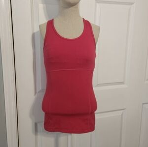 Champion Pink Fitted Sleeveless Tank Top